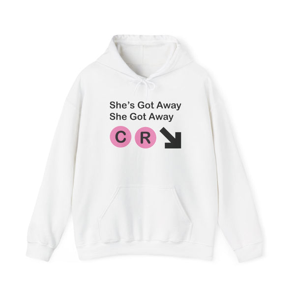 She Got Away Hoodie White Front