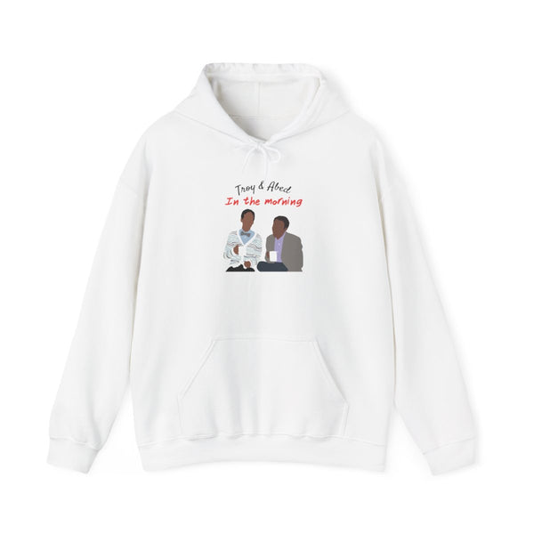 Troy And Abed In The Morning - Community Hoodie White Front