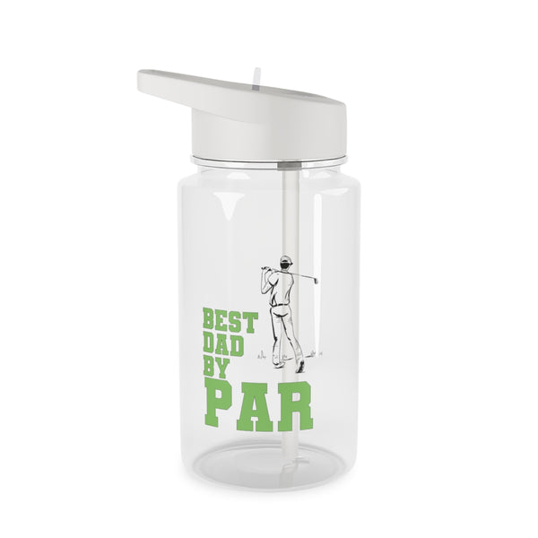 Best Dad By Par - Fathers Day Clear Water Bottle