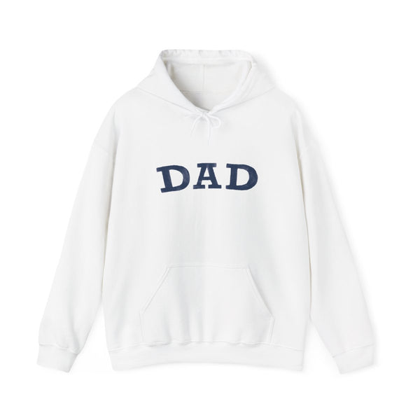 DAD Letters Hoodie White Front