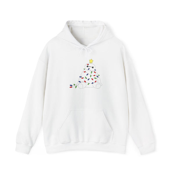 Baymax Christmas Hoodie White Front