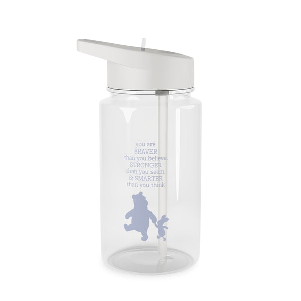 Braver, Stronger, Smarter Clear Water Bottle