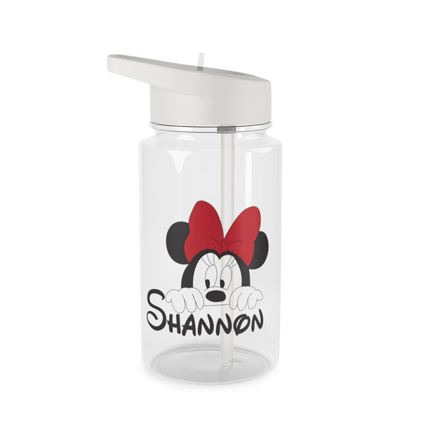 Minnie Mouse - Personalised Fairytale Clear Water Bottle