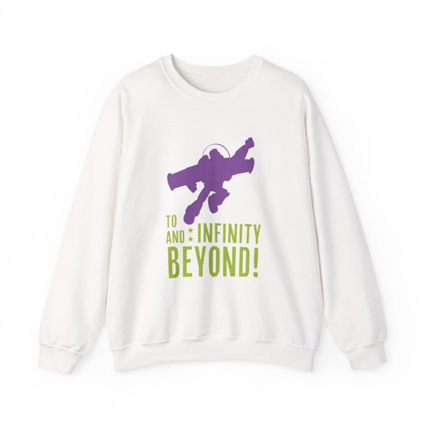 Infinity And Beyond Sweatshirt White Front