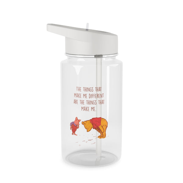 The Things That Make Me Different Clear Water Bottle