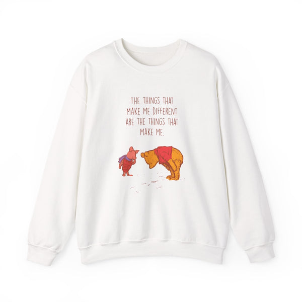 The Things That Make Me Different Sweatshirt White Front