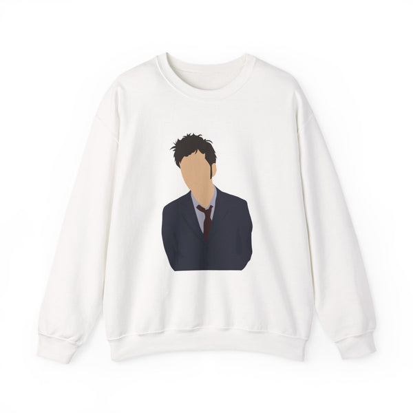 Tennant - The Doctor Sweatshirt White Front