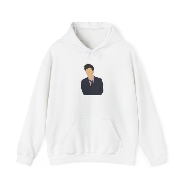 Tennant - The Doctor Hoodie White Front
