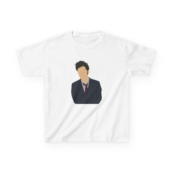 Tennant - The Doctor Kids T-Shirt White Front