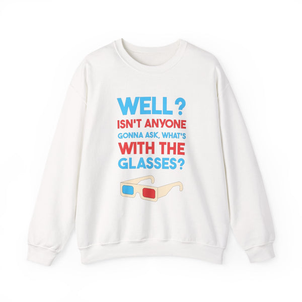 Well? Sweatshirt White Front