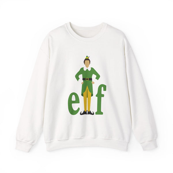 Elf Logo Sweatshirt White Front