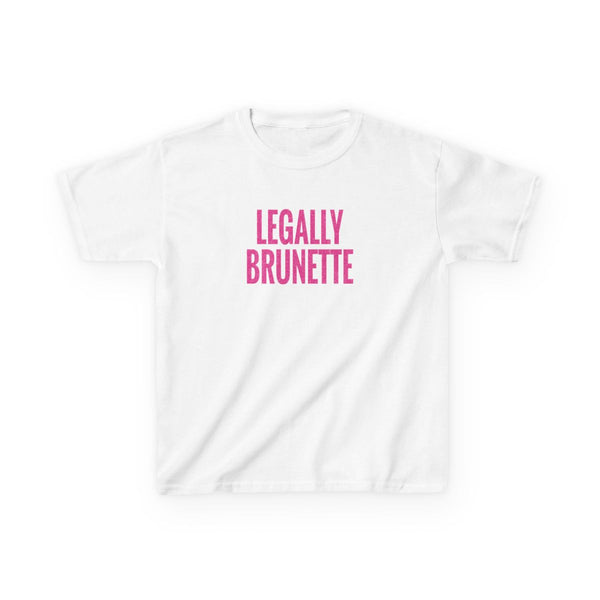 Legally Brunette Kids T-Shirt White Front