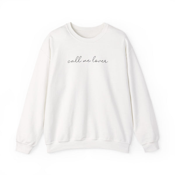 Call Me Lover - Sam Fender Sweatshirt White Front