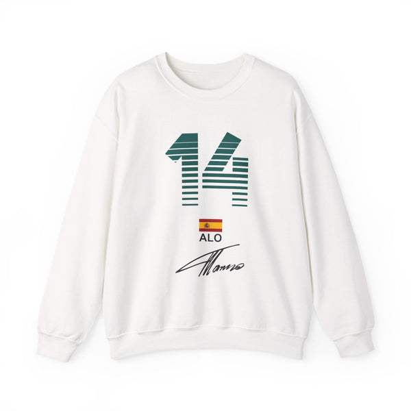 Alonso - F1 Sweatshirt White Front