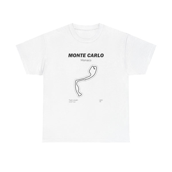 Monte Carlo Circuit T-Shirt White Front