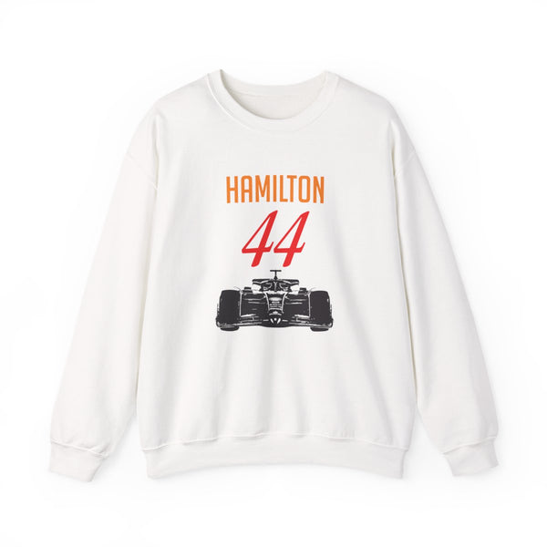 F1 Car Hamilton Sweatshirt White Front