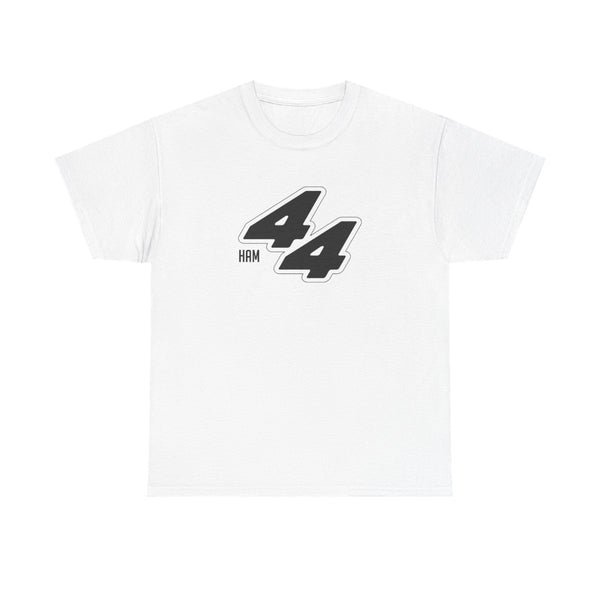 Dark Red Retro 44 T-Shirt White Front