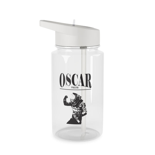 Oscar Orange And Black Clear Water Bottle