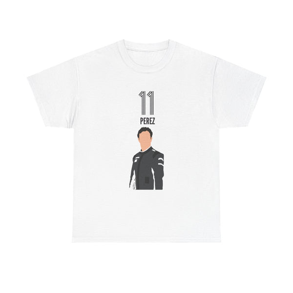 Perez 2026 T-Shirt White Front