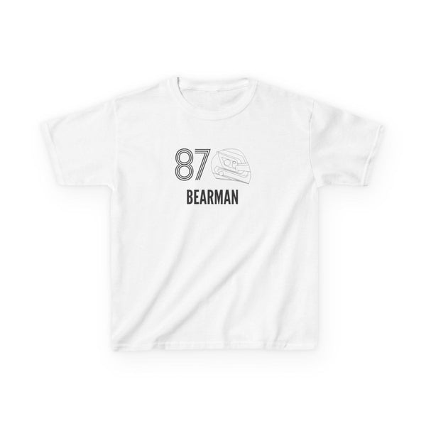 Bearman Helmet 2026 Kids T-Shirt White Front