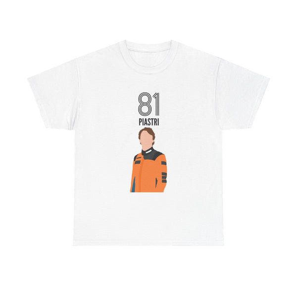 Piastri 2026 T-Shirt White Front