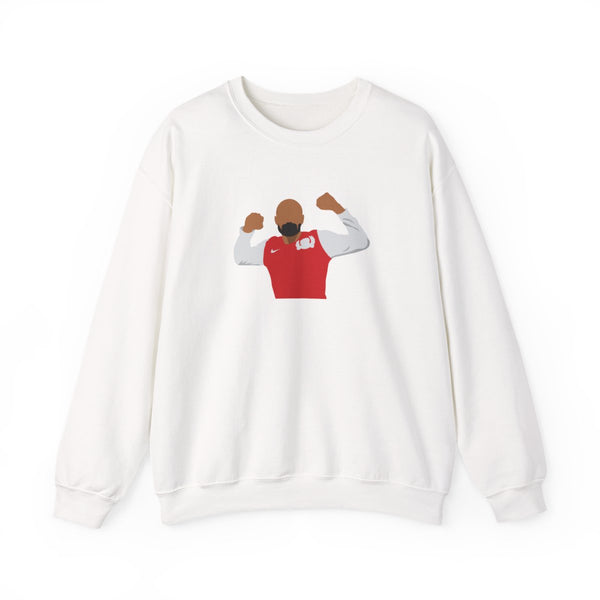 Henry - Football Sweatshirt White Front