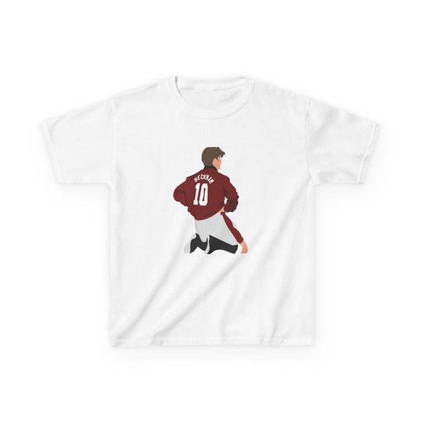 Beckham Kids T-Shirt White Front