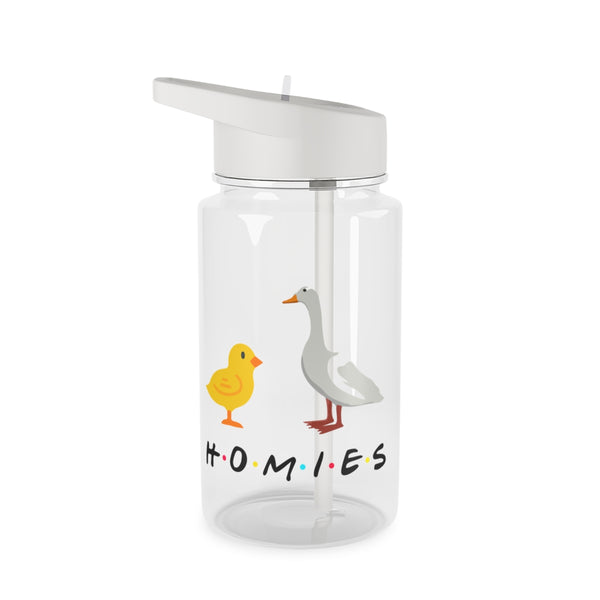 Homies Chick And Duck Clear Water Bottle