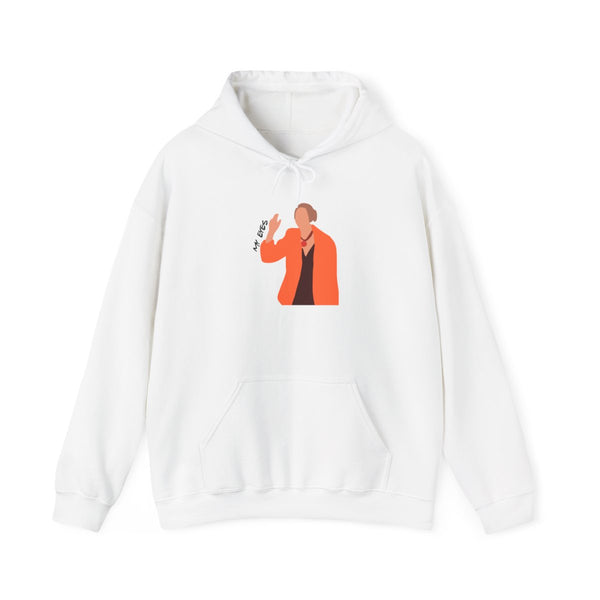 My Eyes Hoodie White Front