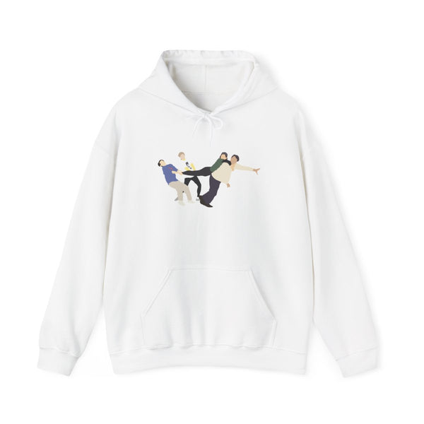 Tug Of War Hoodie White Front