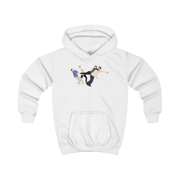 Tug Of War Kids Hoodie White Front