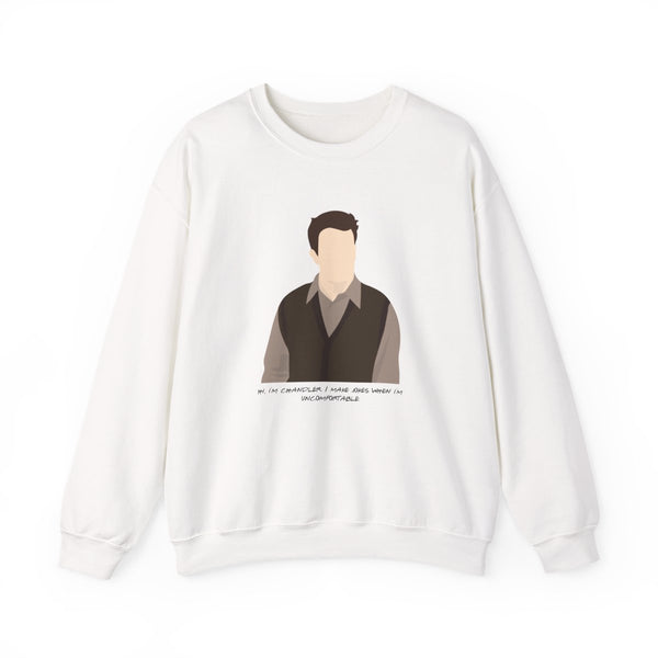 Hi, I'm Chandler Sweatshirt White Front