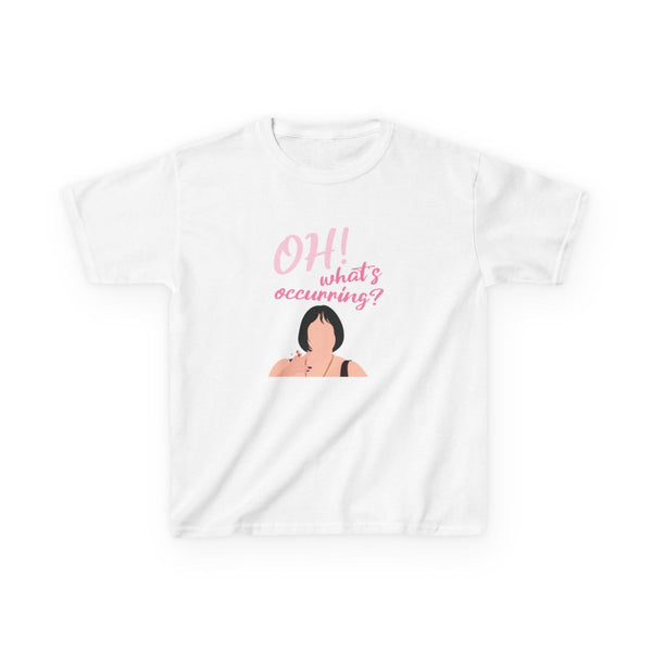 What's Occuring? Kids T-Shirt White Front