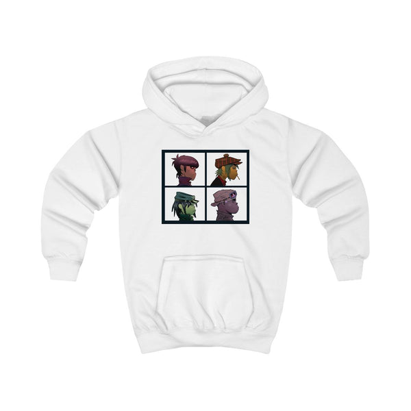 Members Kids Hoodie White Front