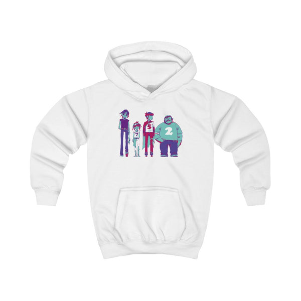 2,5,7 Kids Hoodie White Front