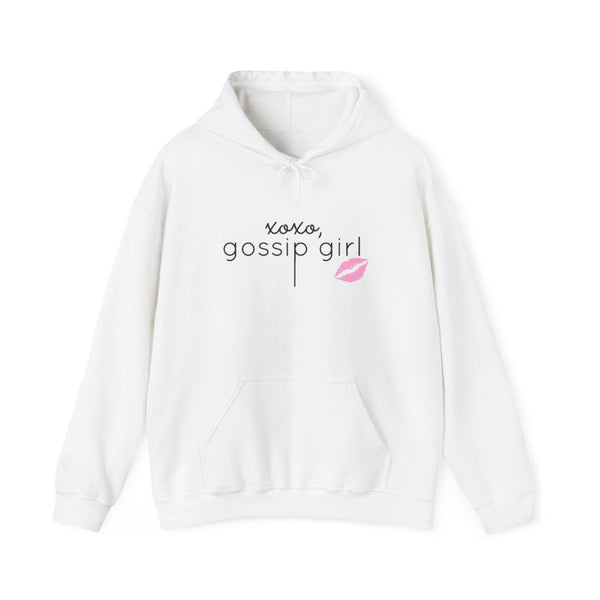XOXO Gossip Hoodie White Front