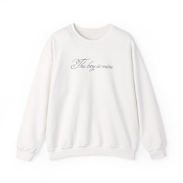 The Boy Is Mine Sweatshirt White Front