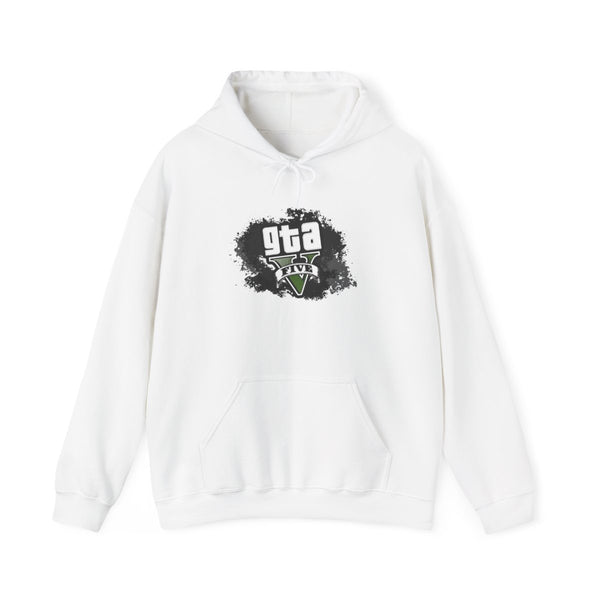 Five - Video Game Hoodie White Front