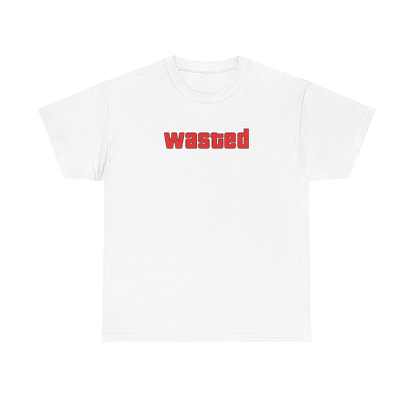 Wasted - Video Game T-Shirt White Front