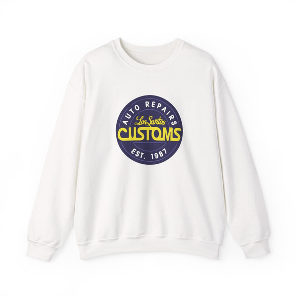 Los Santos Customs - Video Game Sweatshirt White Front