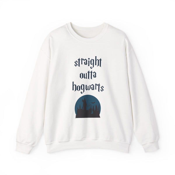 Straight Outta Hogwarts Sweatshirt White Front