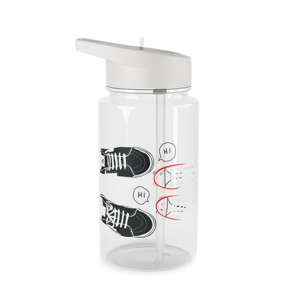 Hi - Heart TV Clear Water Bottle