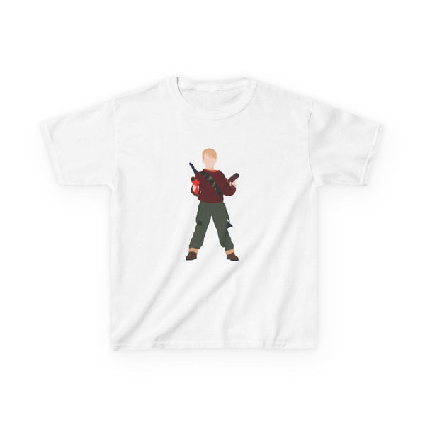Kevin And Hairdryers Kids T-Shirt White Front