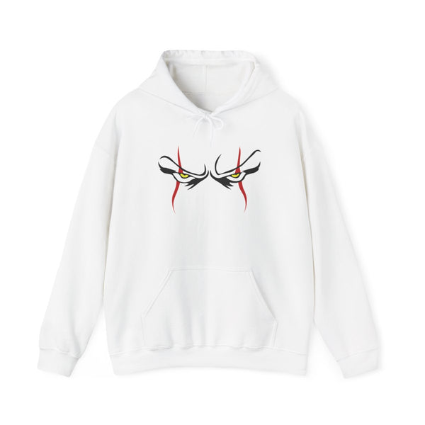 Clown Eyes Hoodie White Front