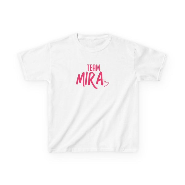 Team Mira Kids T-Shirt White Front