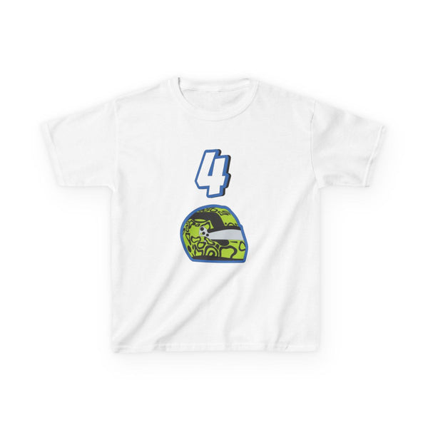Helmet 4 Kids T-Shirt White Front