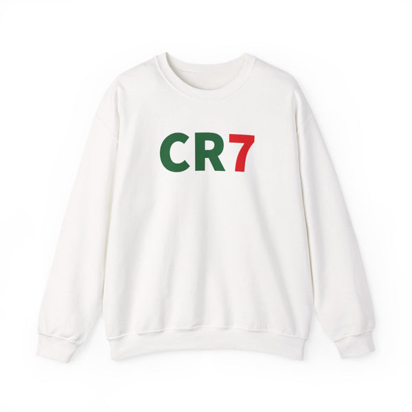 CR7 Logo - Ronaldo Sweatshirt White Front
