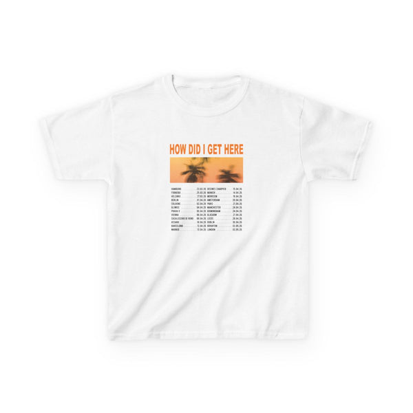 HDIGH Tour 2026 Kids T-Shirt White Front