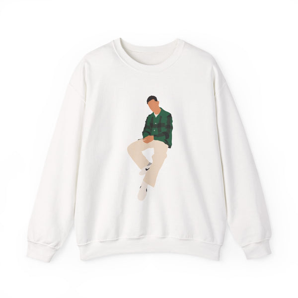 Green LoyleSweatshirt White Front