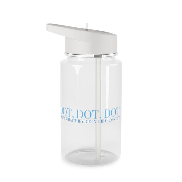 Dot, Dot, Dot Clear Water Bottle